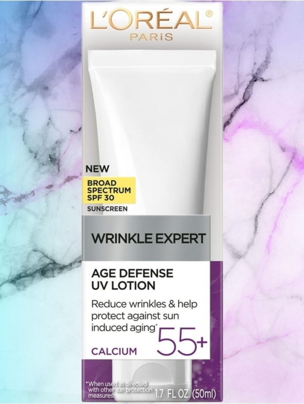 L'Oréal Wrinkle Expert Age Defense UV Lotion 55+